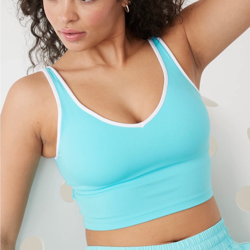 Aerie Light Blue Yoga Bra/Crop Top
